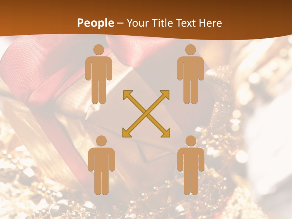 Colorful Yellow Noel PowerPoint Template