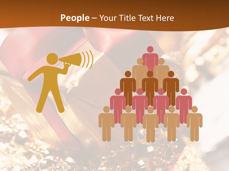 Colorful Yellow Noel PowerPoint Template