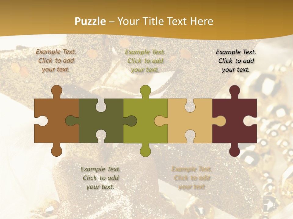 Decoration Beads Decorative PowerPoint Template