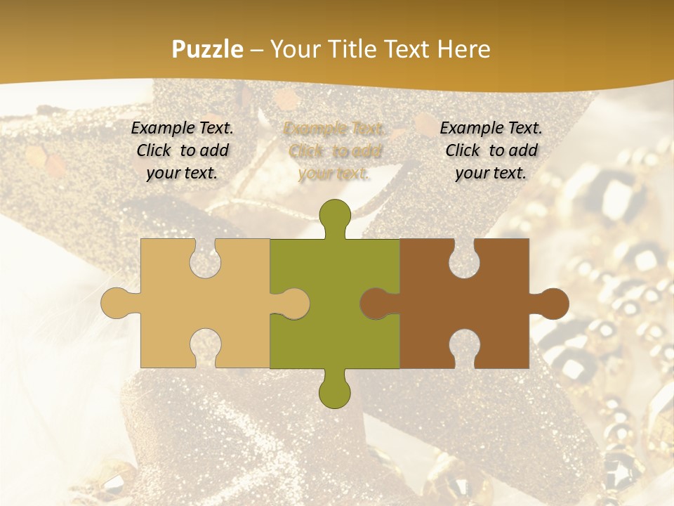 Decoration Beads Decorative PowerPoint Template