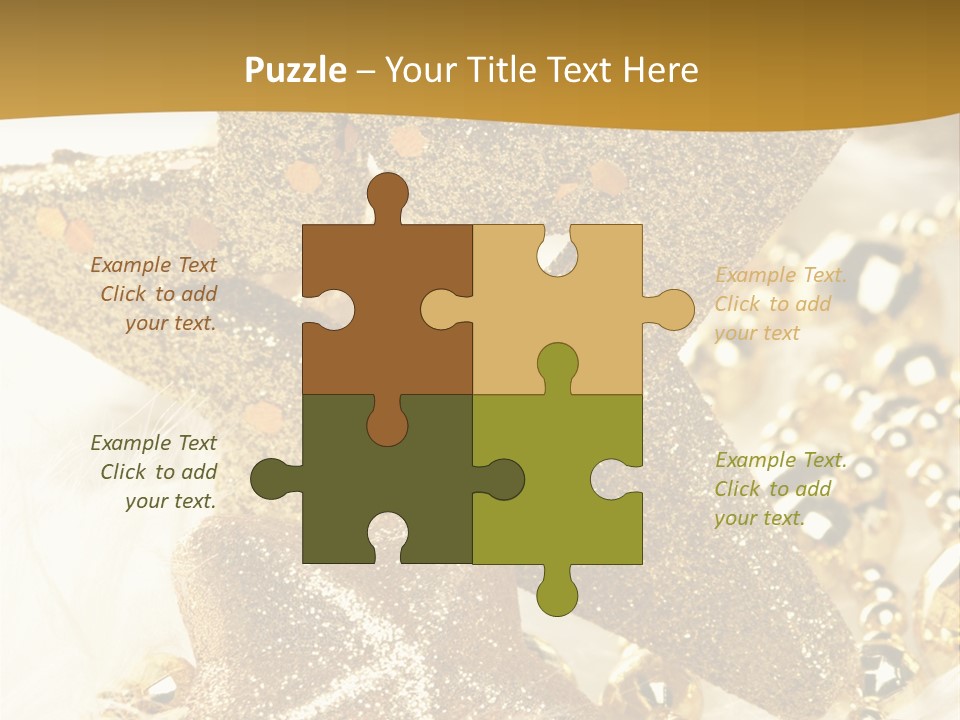 Decoration Beads Decorative PowerPoint Template