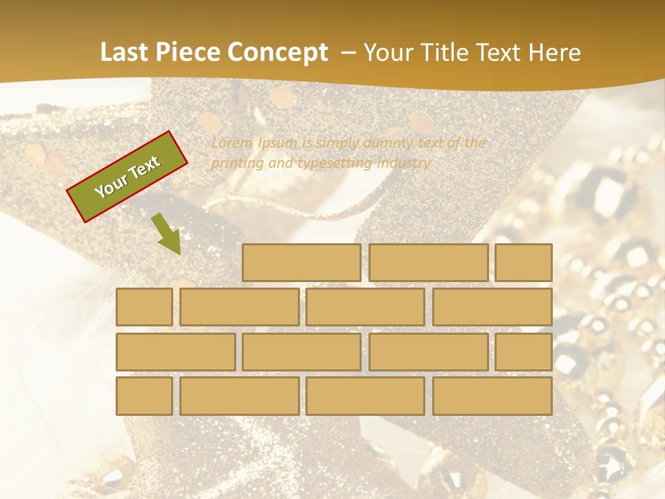 Decoration Beads Decorative PowerPoint Template