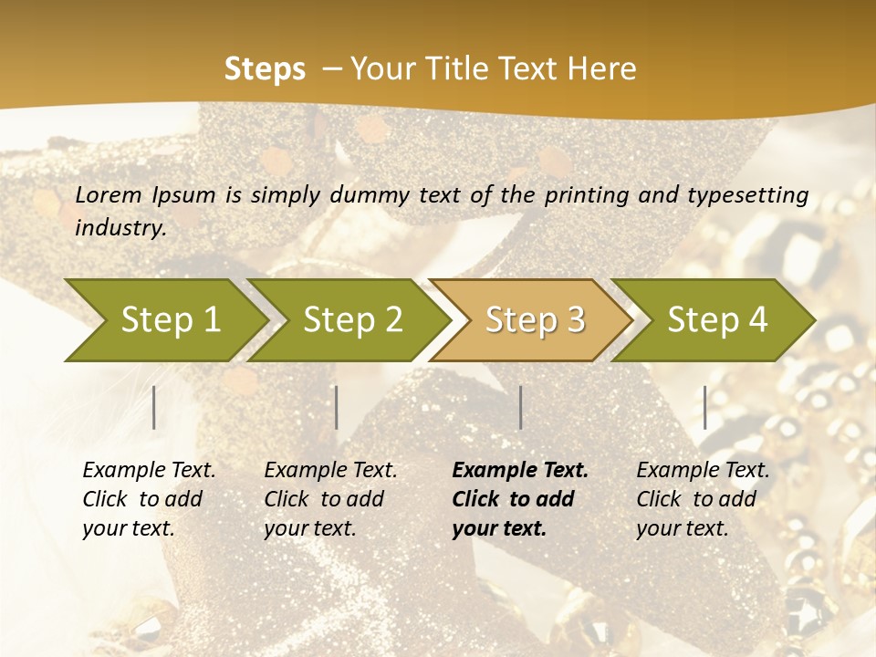 Decoration Beads Decorative PowerPoint Template