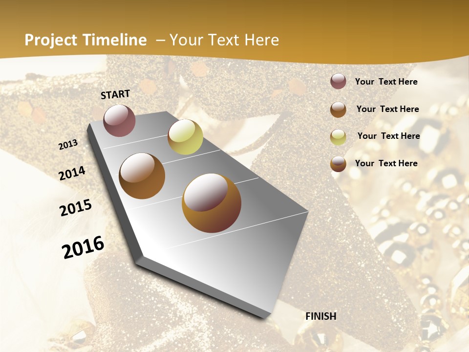 Decoration Beads Decorative PowerPoint Template
