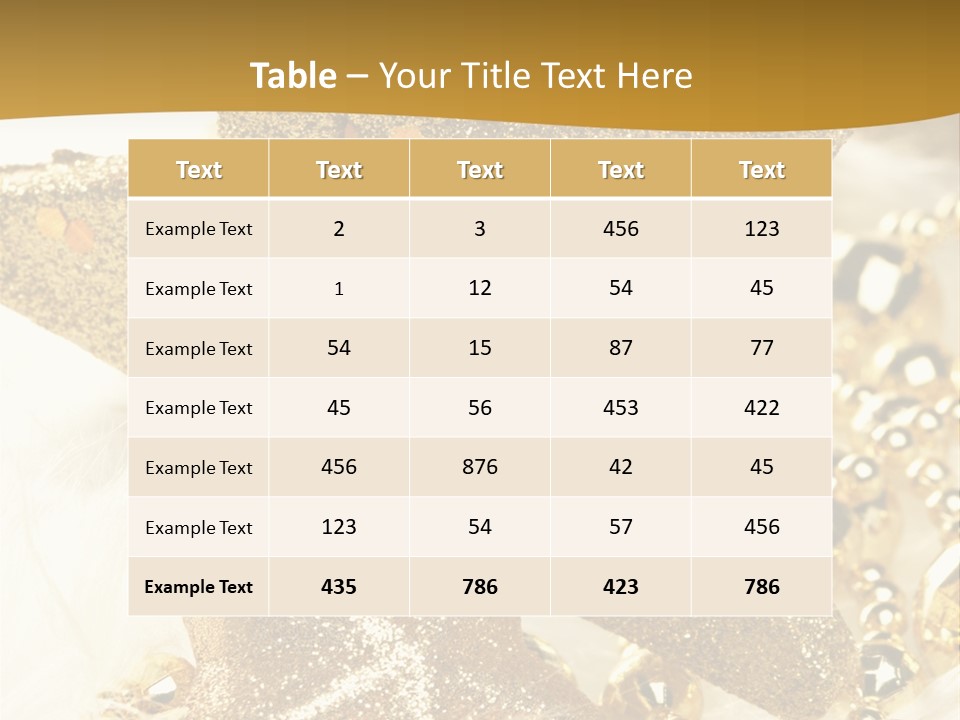Decoration Beads Decorative PowerPoint Template