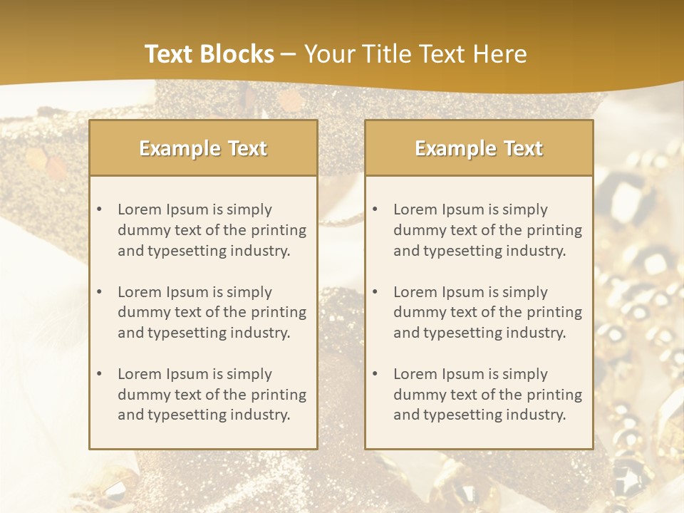 Decoration Beads Decorative PowerPoint Template