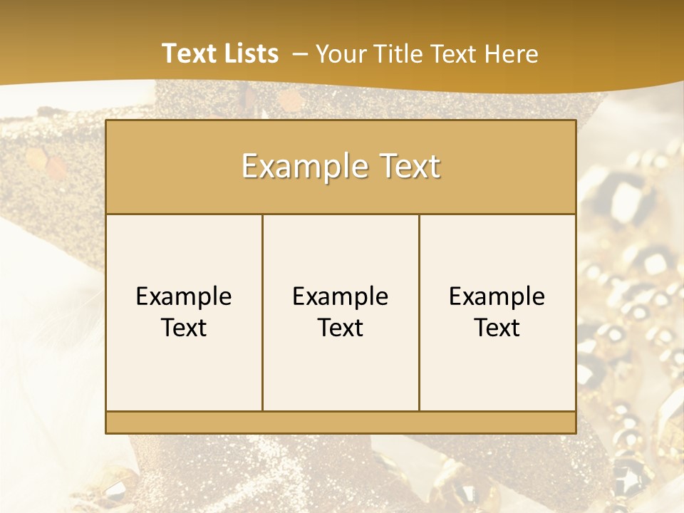 Decoration Beads Decorative PowerPoint Template