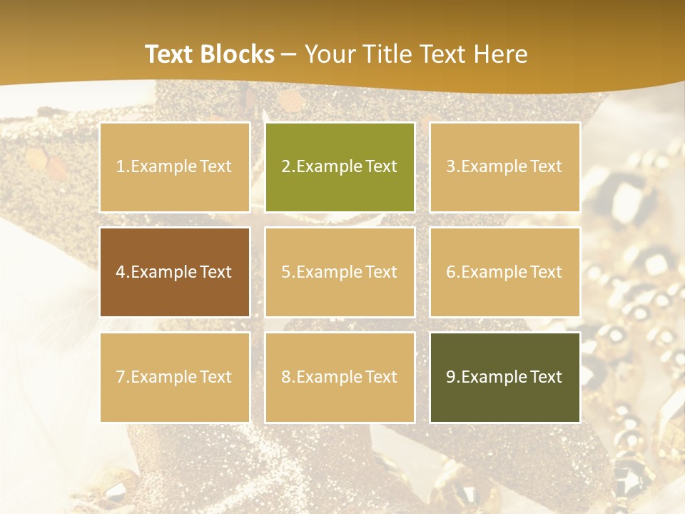 Decoration Beads Decorative PowerPoint Template