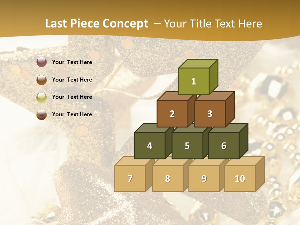 Decoration Beads Decorative PowerPoint Template