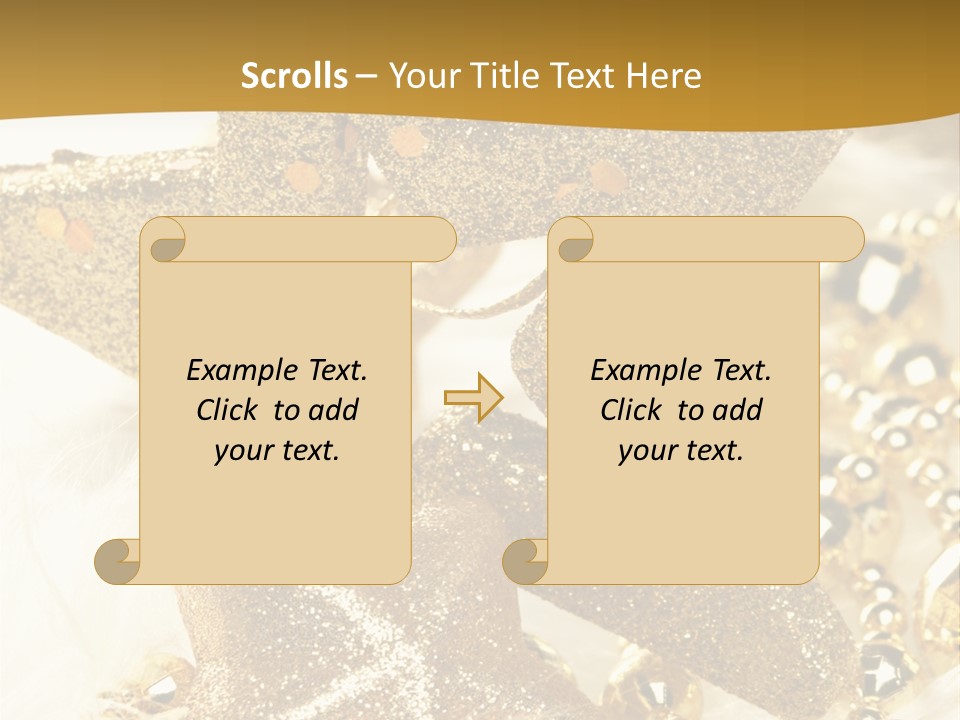 Decoration Beads Decorative PowerPoint Template