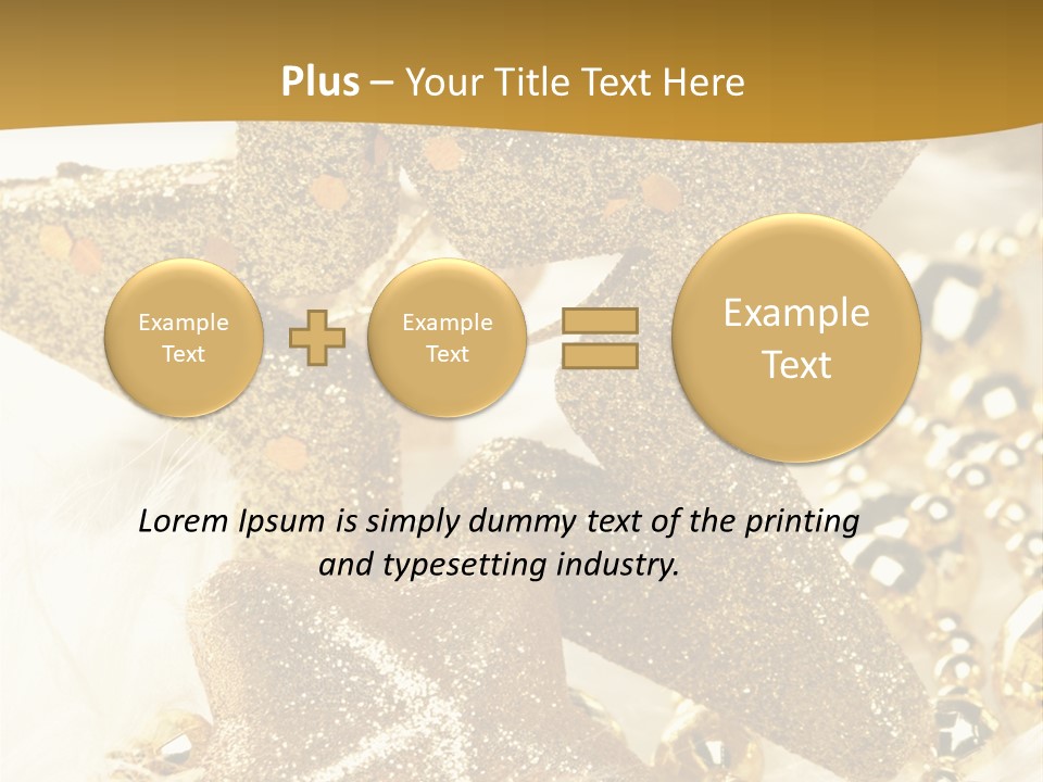 Decoration Beads Decorative PowerPoint Template