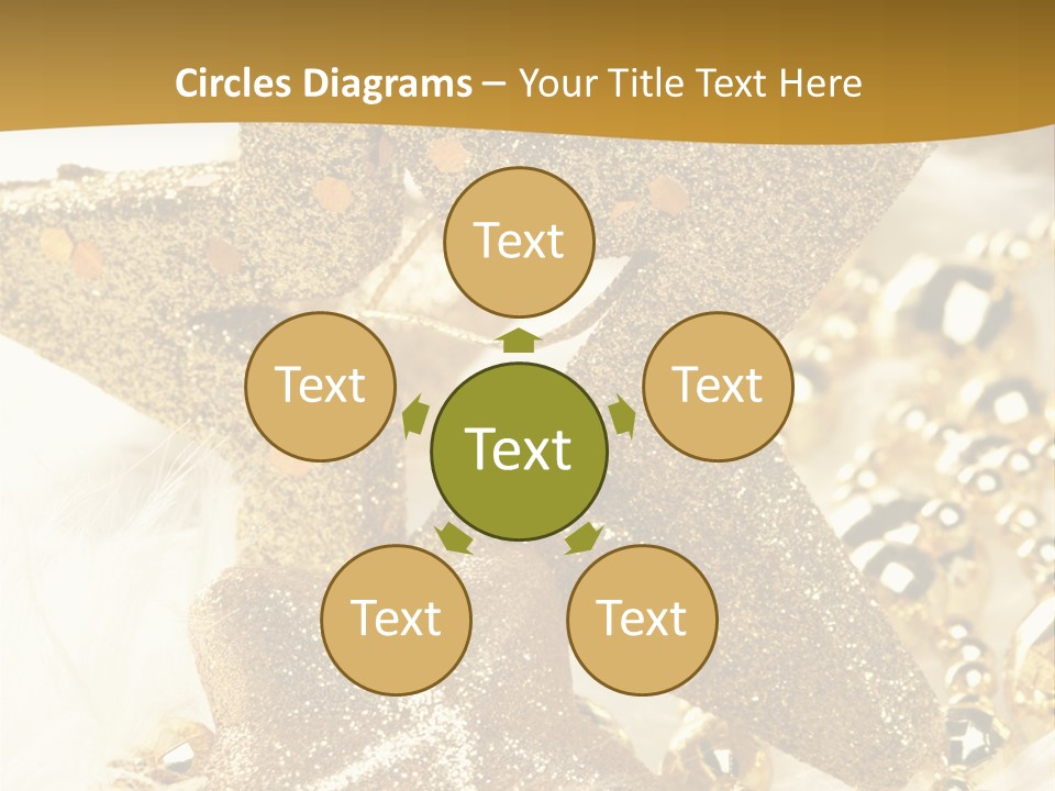 Decoration Beads Decorative PowerPoint Template