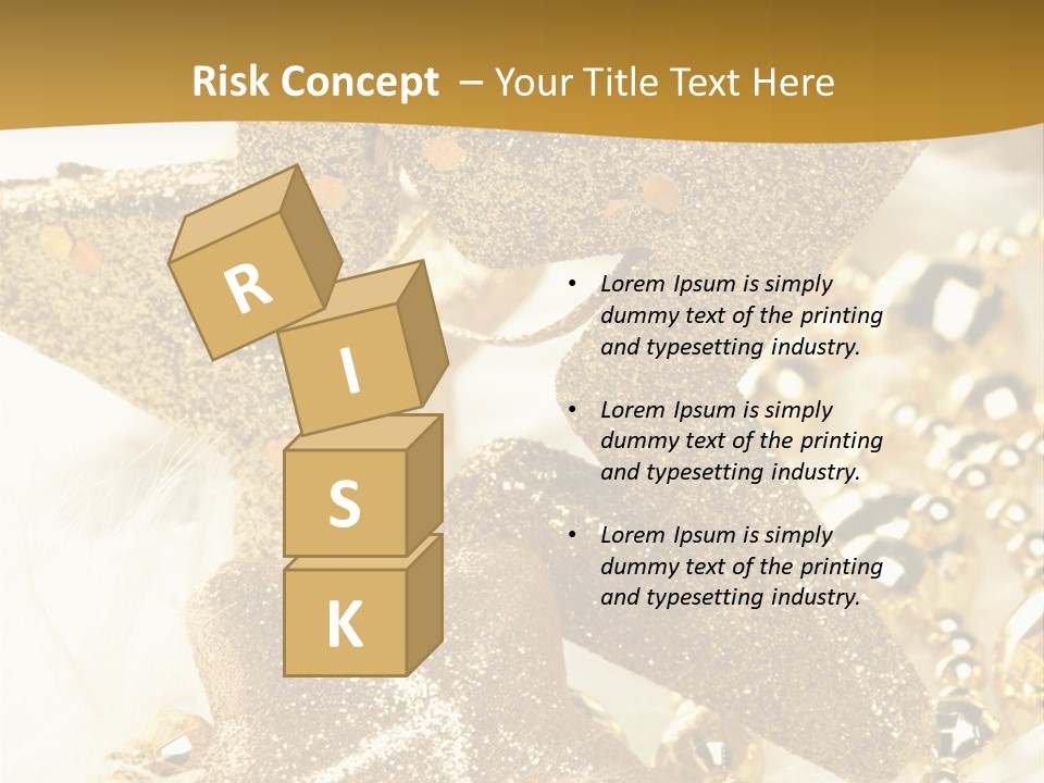 Decoration Beads Decorative PowerPoint Template