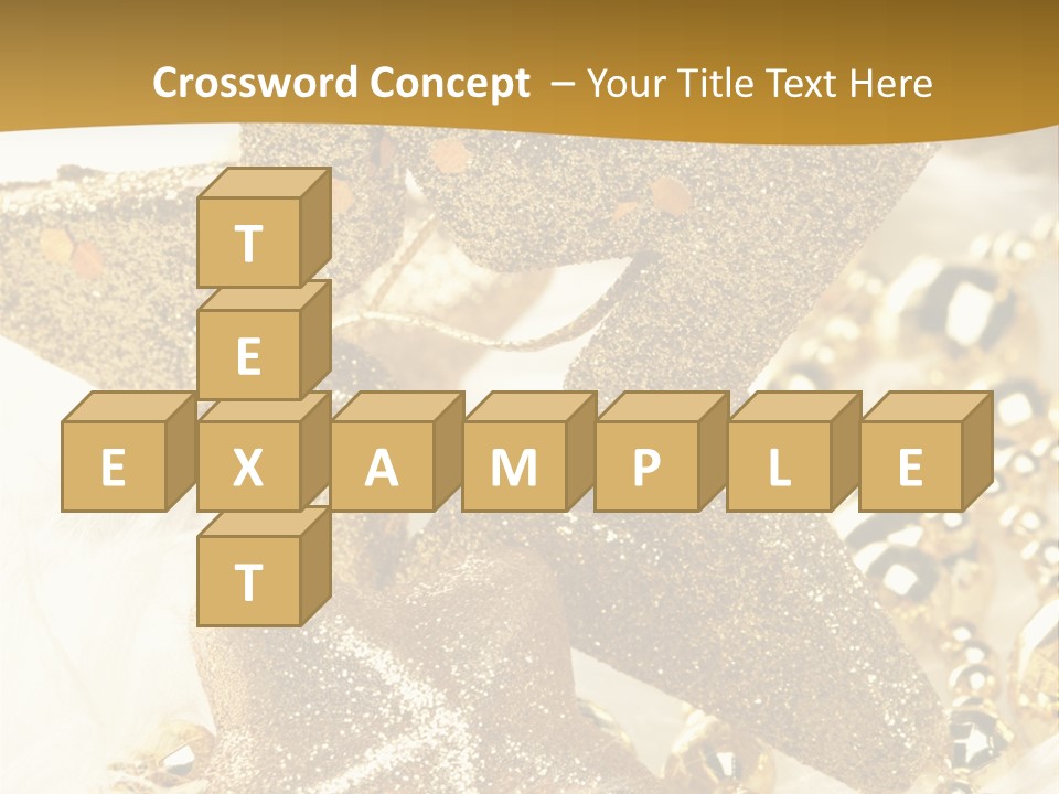 Decoration Beads Decorative PowerPoint Template