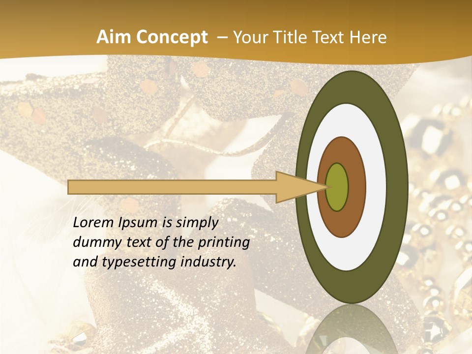 Decoration Beads Decorative PowerPoint Template