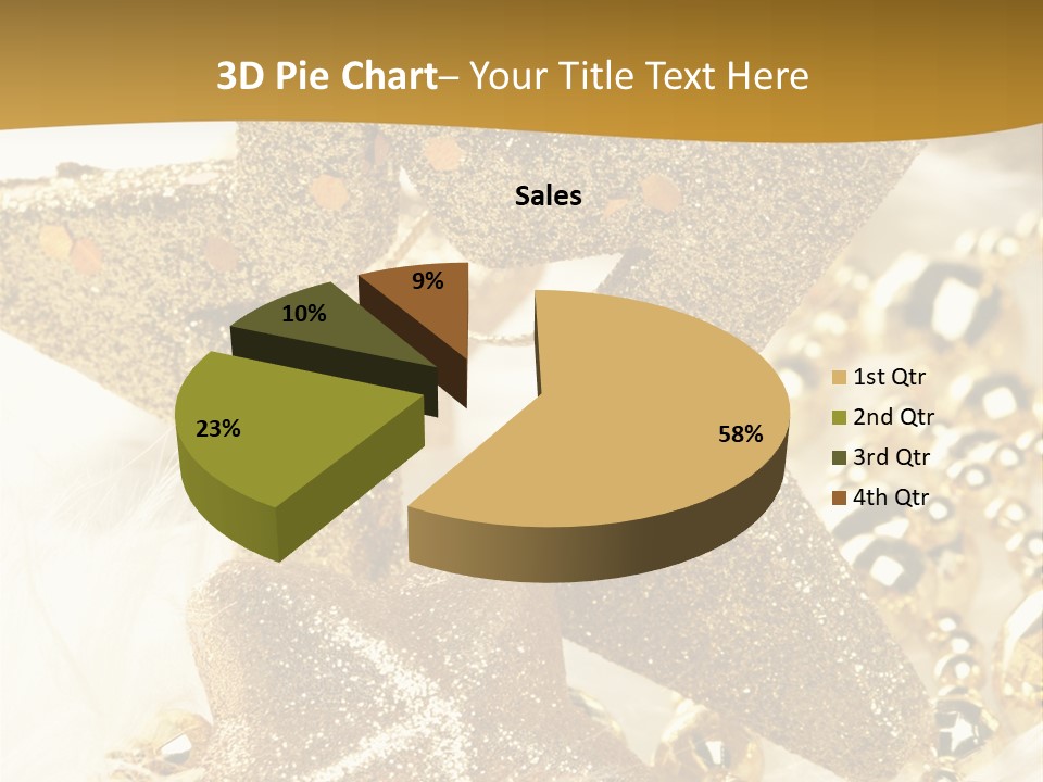 Decoration Beads Decorative PowerPoint Template