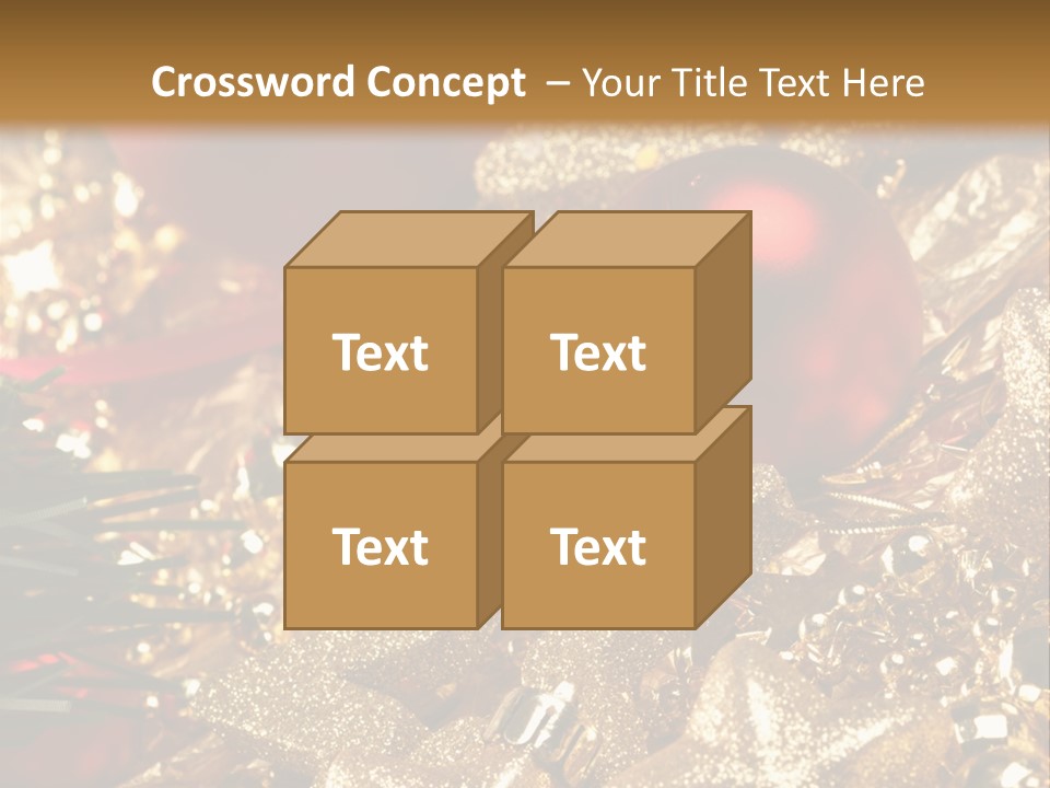 Weihnachtskugeln PowerPoint Template