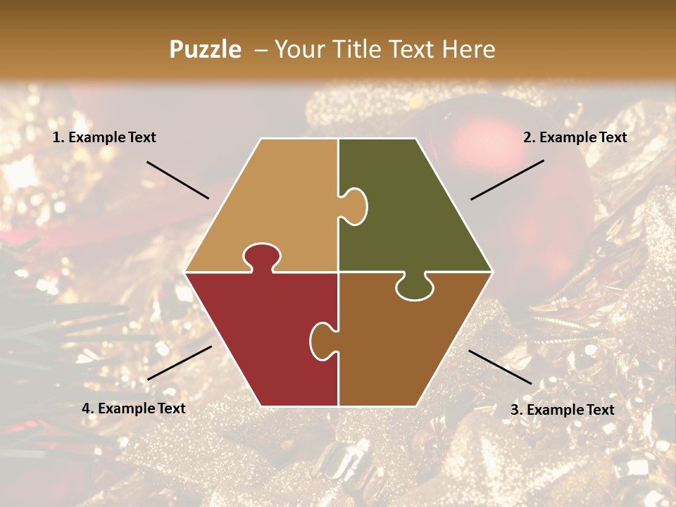 Weihnachtskugeln PowerPoint Template