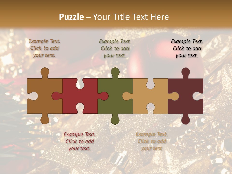 Weihnachtskugeln PowerPoint Template