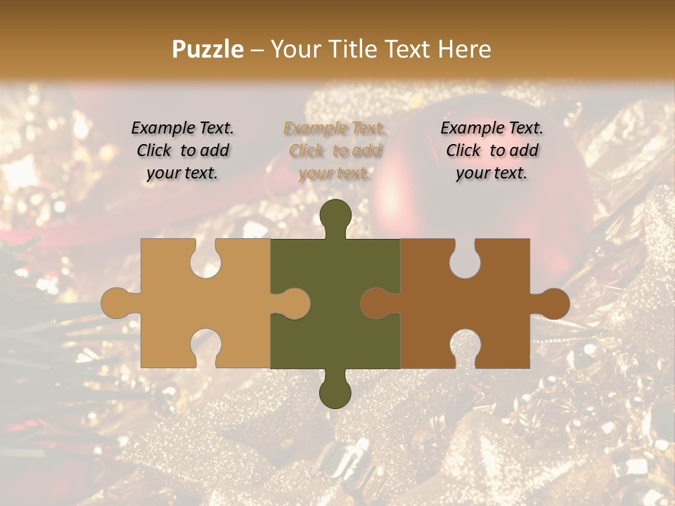 Weihnachtskugeln PowerPoint Template