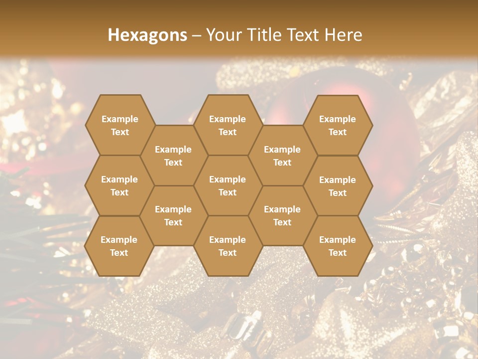 Weihnachtskugeln PowerPoint Template