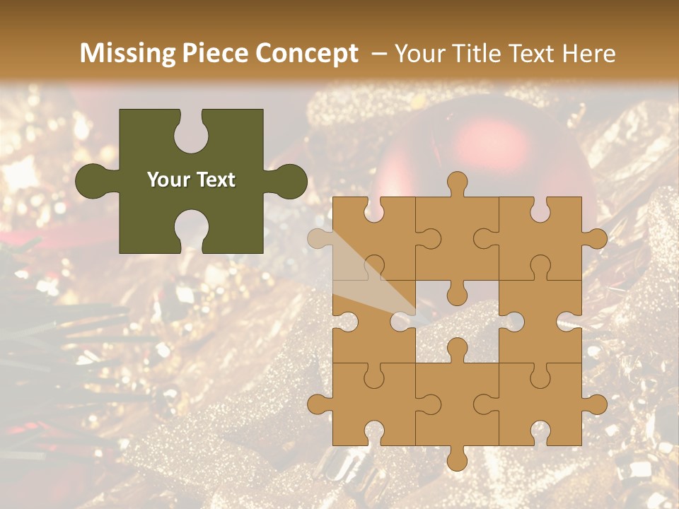 Weihnachtskugeln PowerPoint Template