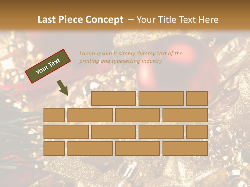 Weihnachtskugeln PowerPoint Template