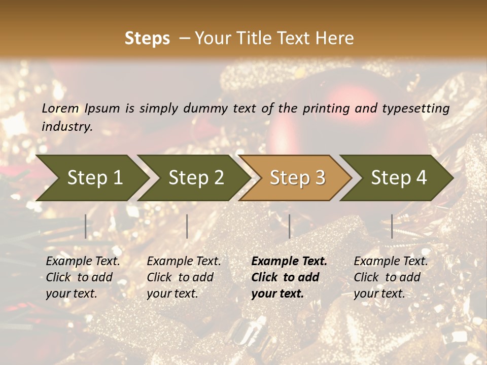 Weihnachtskugeln PowerPoint Template