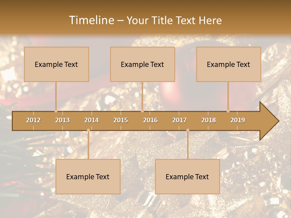 Weihnachtskugeln PowerPoint Template