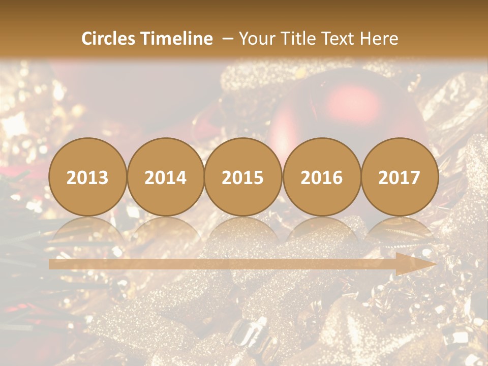 Weihnachtskugeln PowerPoint Template