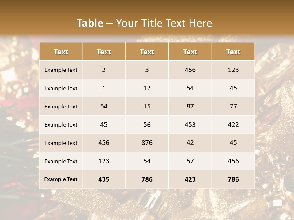 Weihnachtskugeln PowerPoint Template