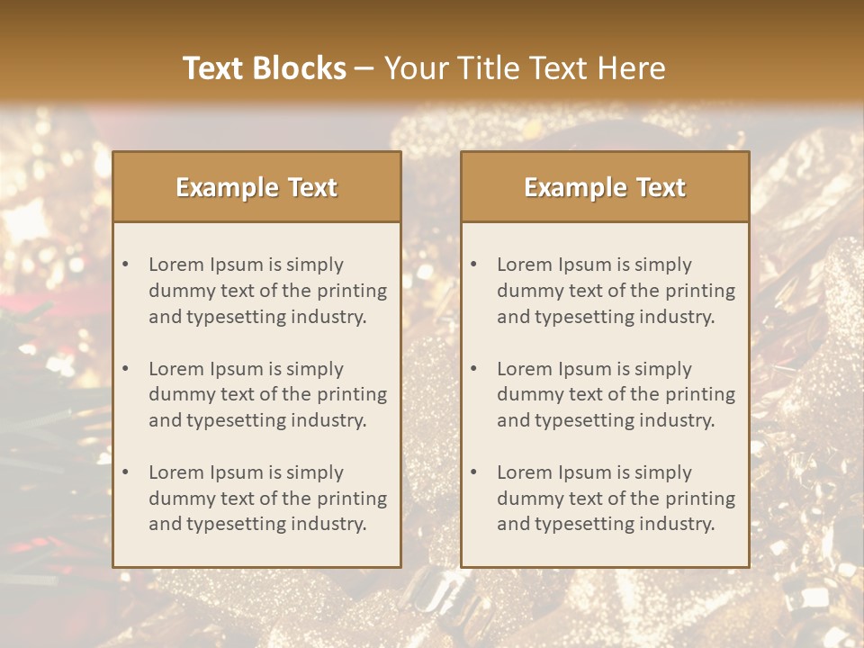 Weihnachtskugeln PowerPoint Template