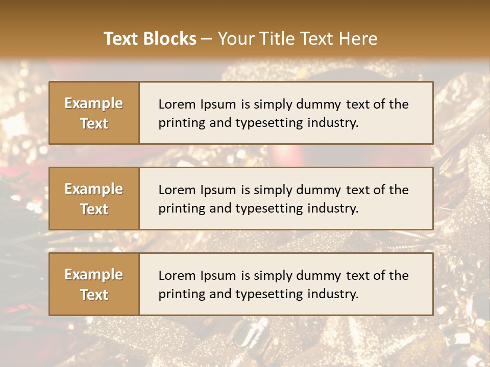 Weihnachtskugeln PowerPoint Template