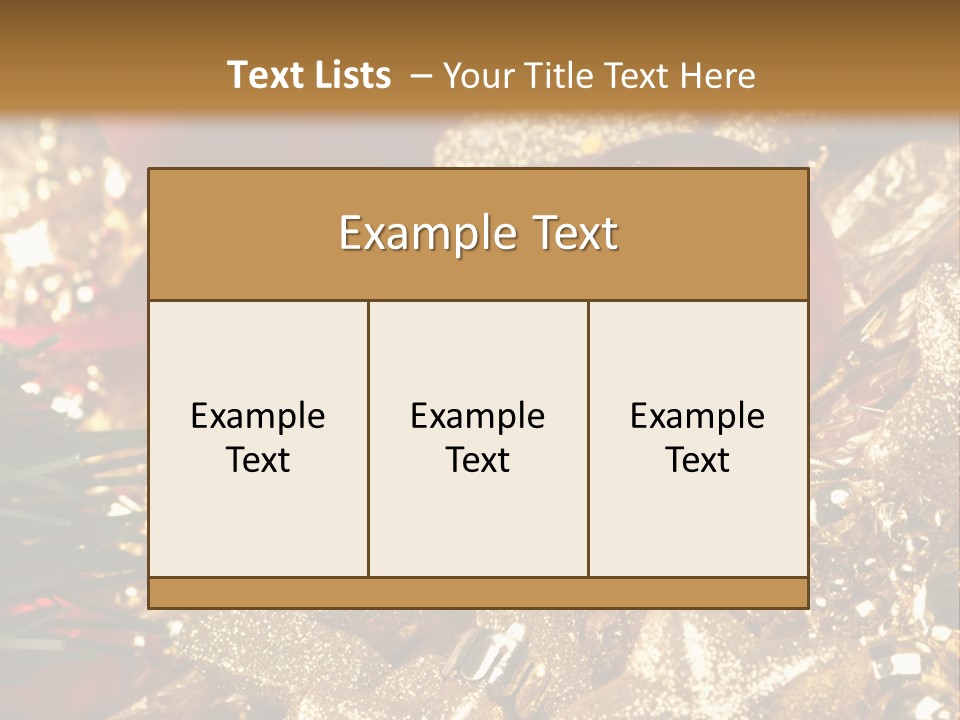 Weihnachtskugeln PowerPoint Template
