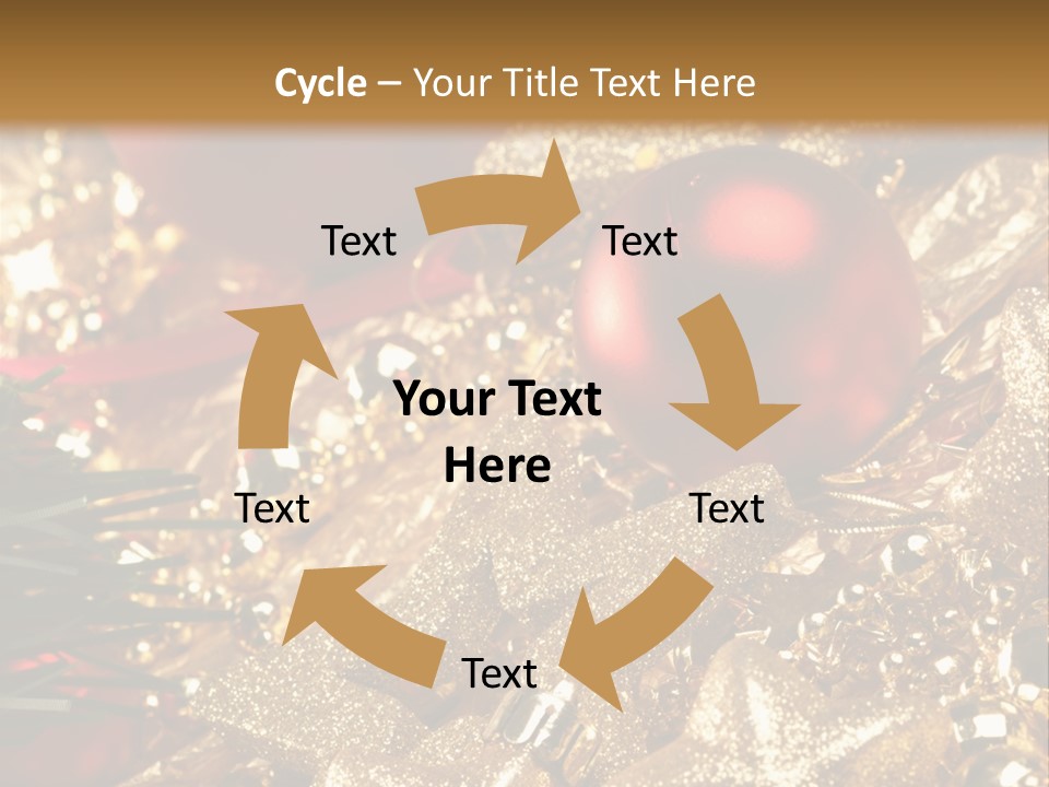Weihnachtskugeln PowerPoint Template