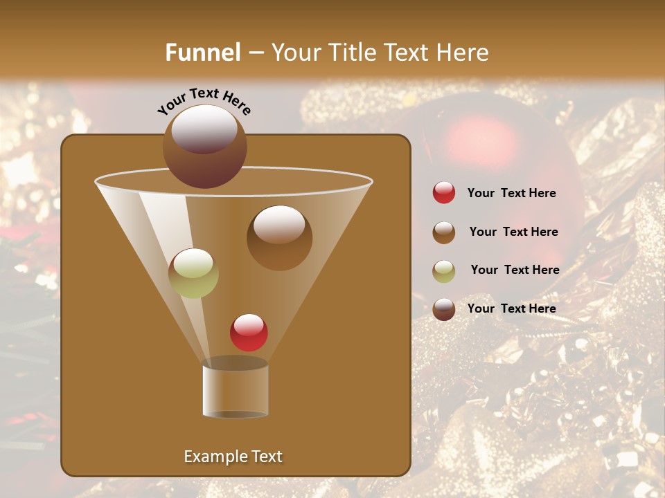 Weihnachtskugeln PowerPoint Template
