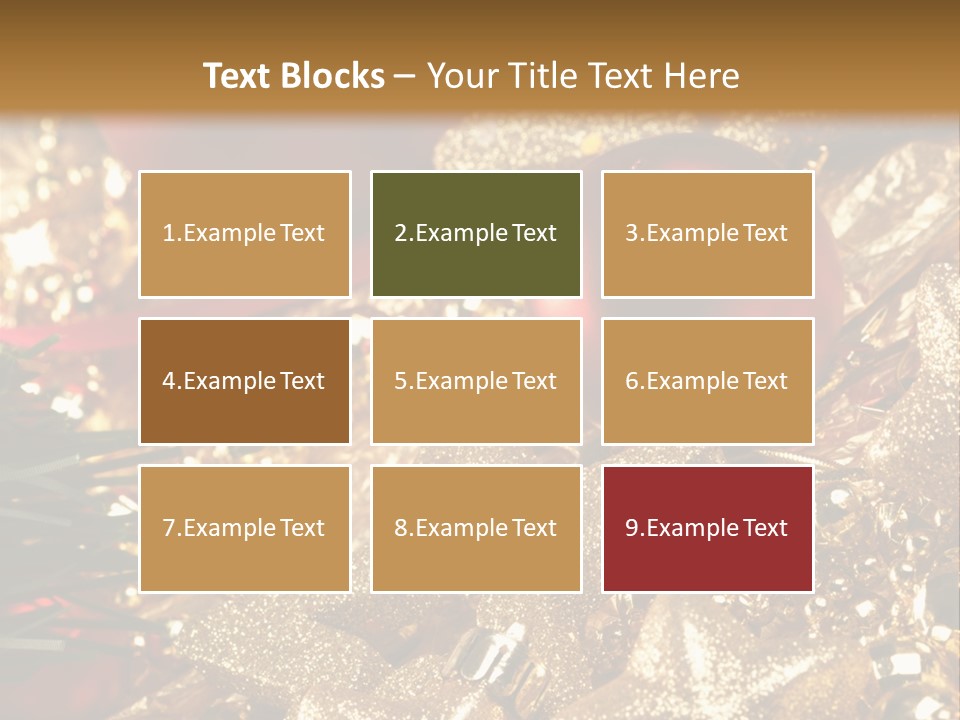 Weihnachtskugeln PowerPoint Template