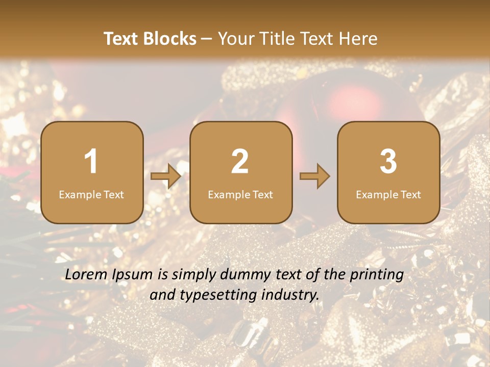Weihnachtskugeln PowerPoint Template