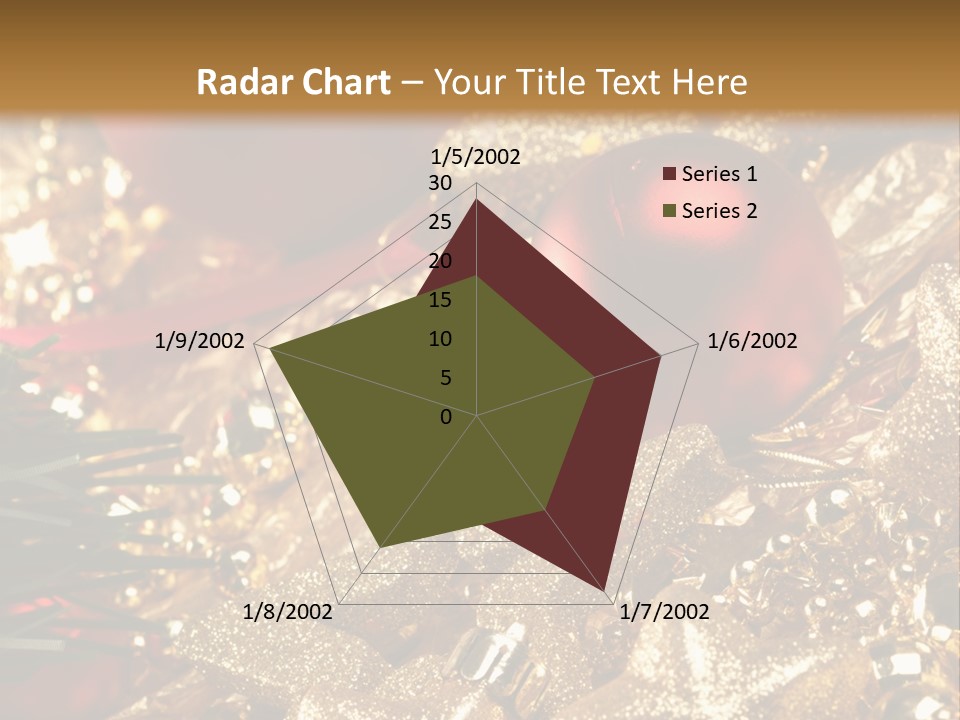 Weihnachtskugeln PowerPoint Template