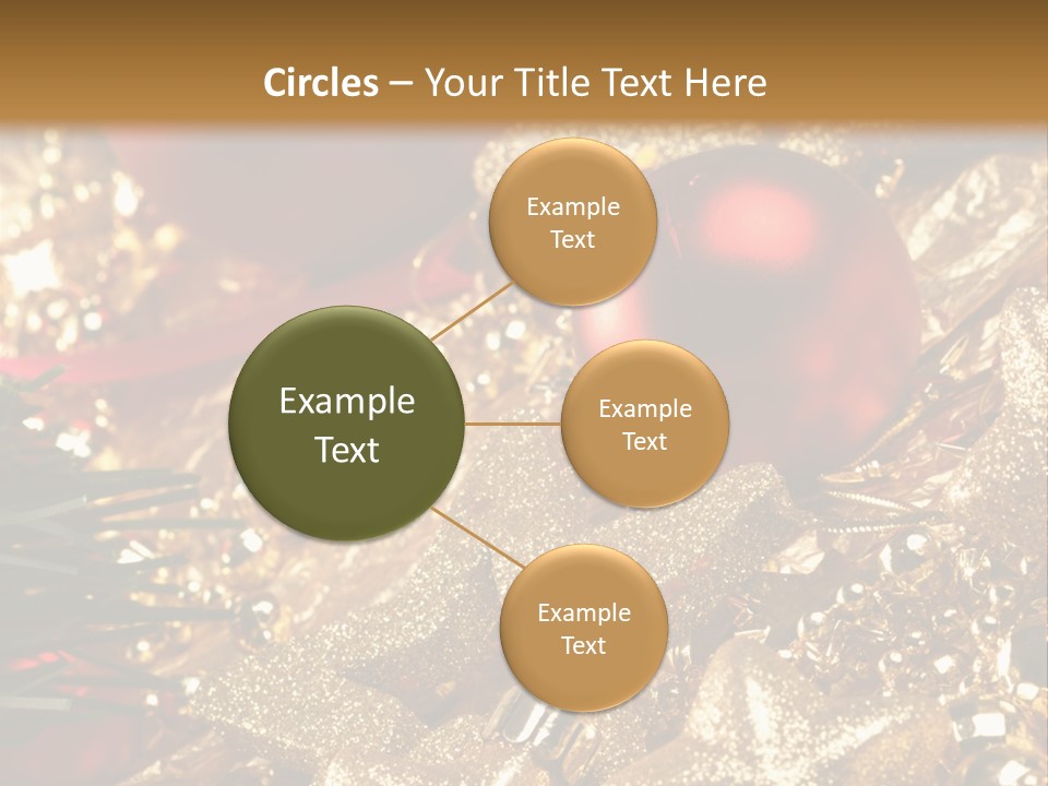 Weihnachtskugeln PowerPoint Template