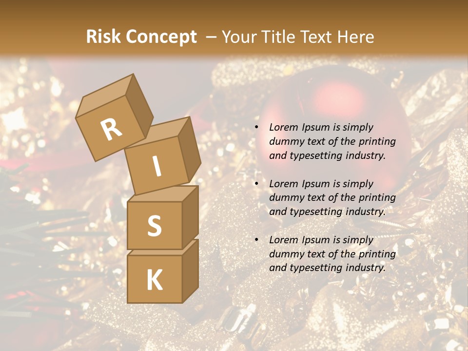 Weihnachtskugeln PowerPoint Template