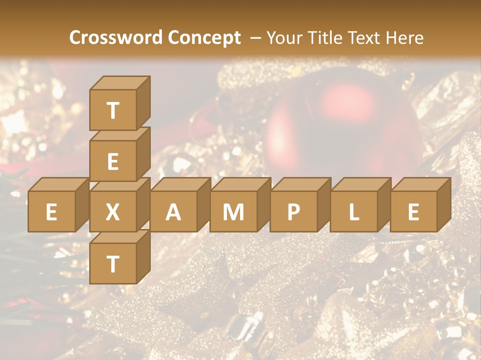 Weihnachtskugeln PowerPoint Template