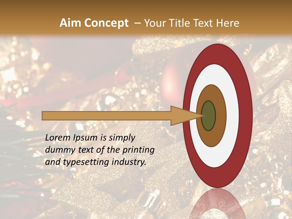 Weihnachtskugeln PowerPoint Template