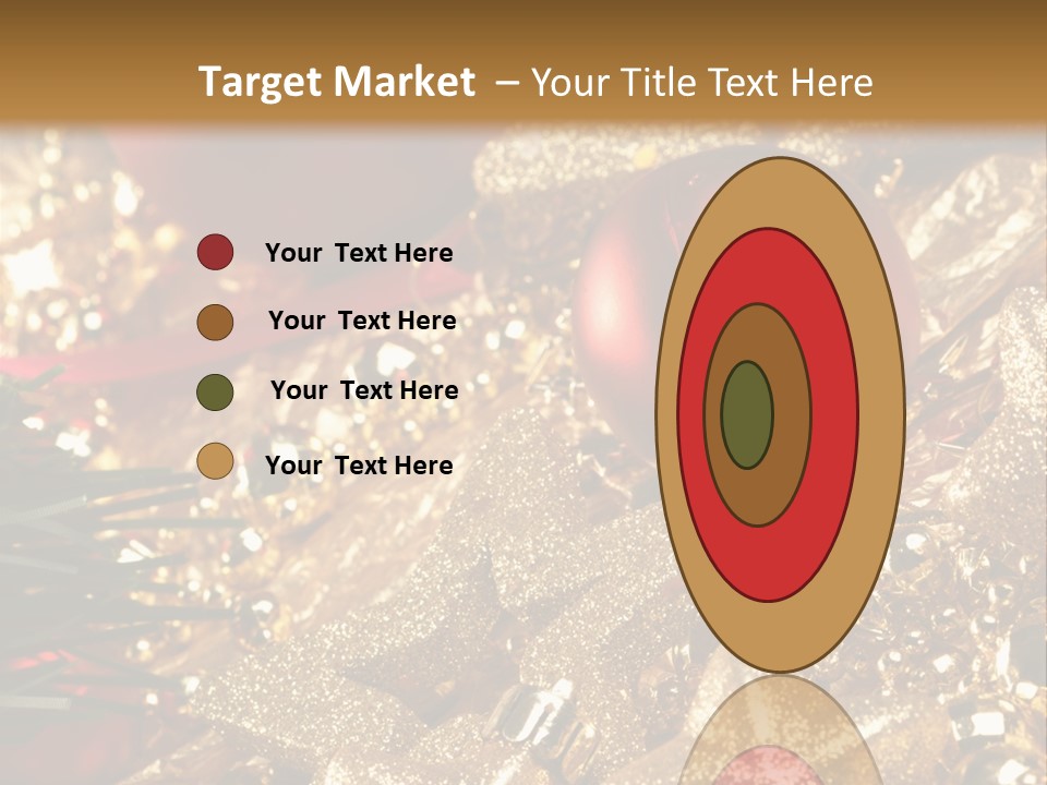 Weihnachtskugeln PowerPoint Template