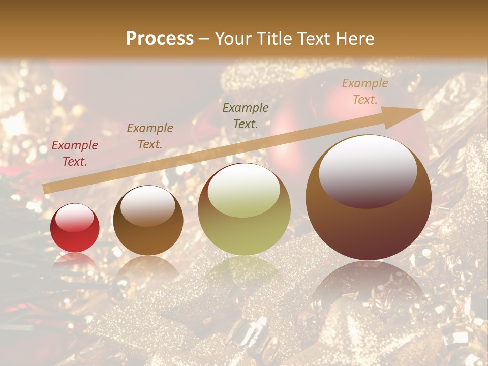 Weihnachtskugeln PowerPoint Template