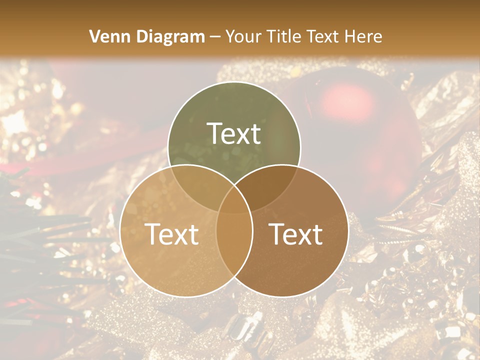 Weihnachtskugeln PowerPoint Template