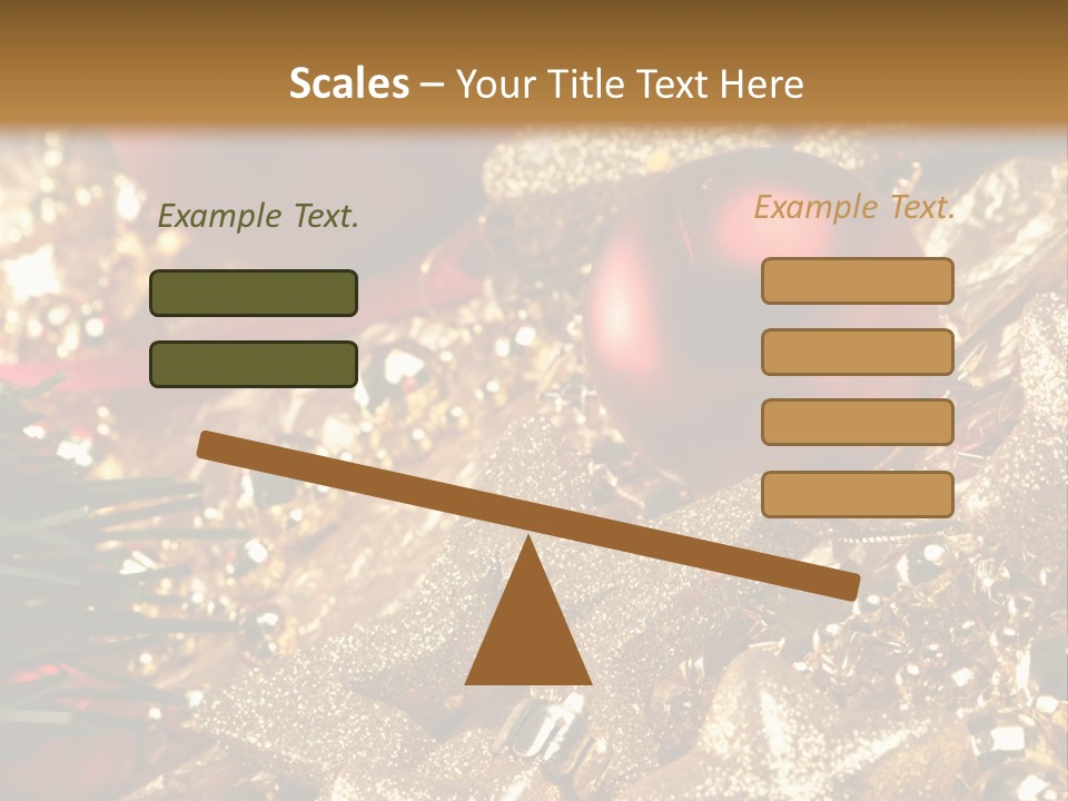 Weihnachtskugeln PowerPoint Template