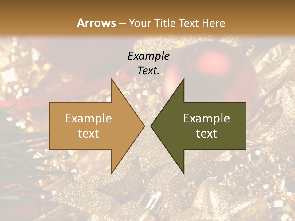 Weihnachtskugeln PowerPoint Template