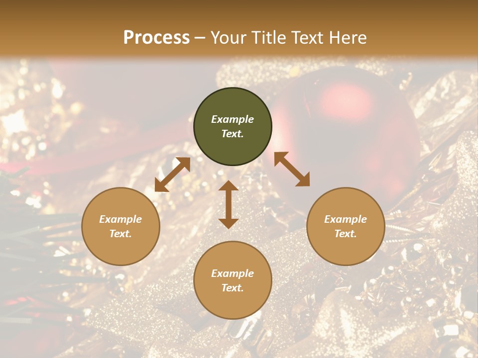 Weihnachtskugeln PowerPoint Template
