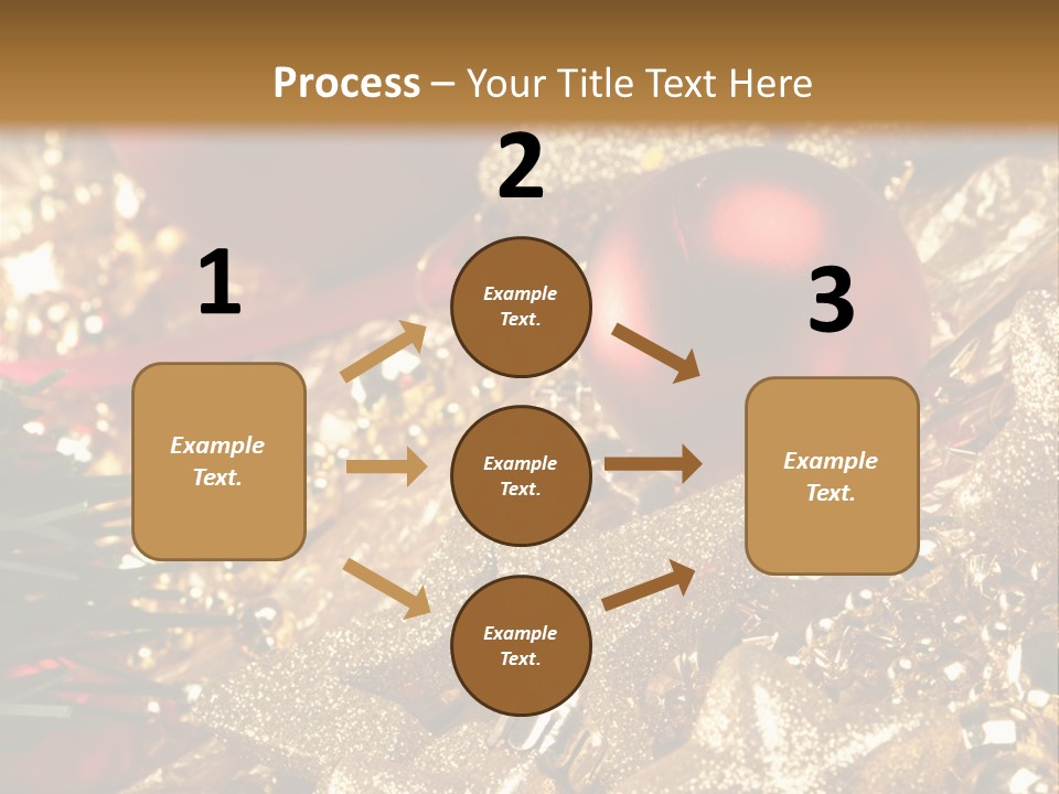 Weihnachtskugeln PowerPoint Template